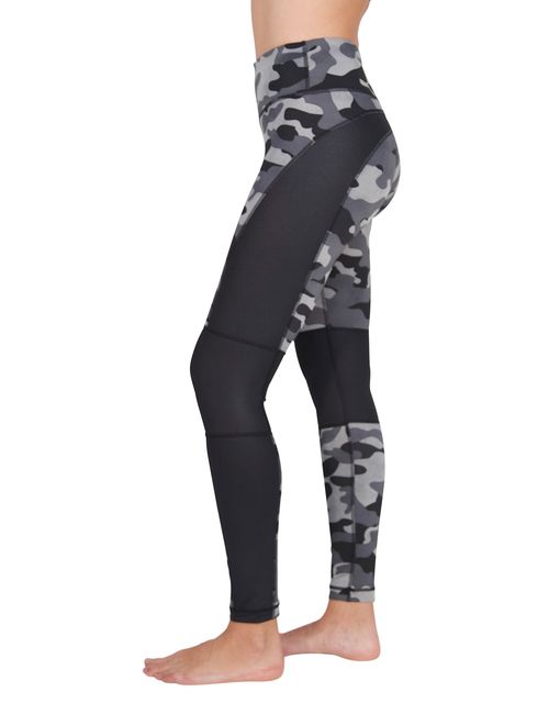 90 Degree By Reflex Etched Camo Print Workout Leggings