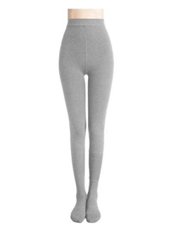 Romastory Women's Winter Warm Pantyhose Tights Elastic Fleece Lined Leggings Pants