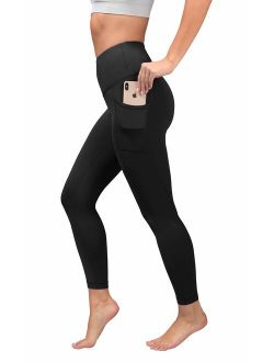 Yogalicious High Waist Ultra Soft Ankle Length Leggings with Pockets for Women