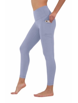 Yogalicious High Waist Ultra Soft Ankle Length Leggings with Pockets for Women