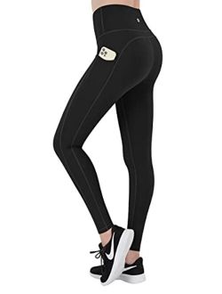 HOFI Yoga Pants for Women with Pockets High Waist Tummy Control Workout Leggings with 4 Way Stretch Running