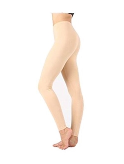 Zenana Outfitters JKC USA Selected Premium Cotton Full Length Solid Color Leggings Various Colors OP-1851