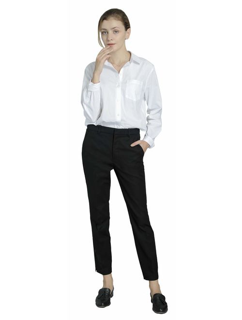 Sarin Mathews High Waisted Wide Leg Pants for Women Business Casual Dress  Pant Palazzo Long Work Trousers with Pockets