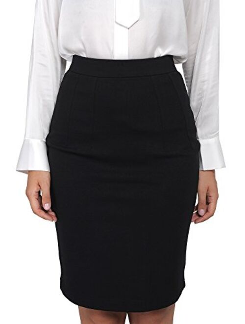Marycrafts Women's Work Office Business Pencil Skirt
