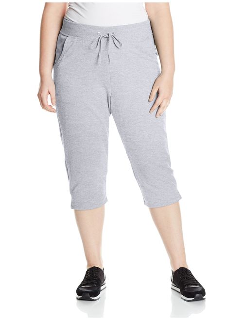 Just My Size Women's Plus-SizeFrench Terry Capri with Pockets