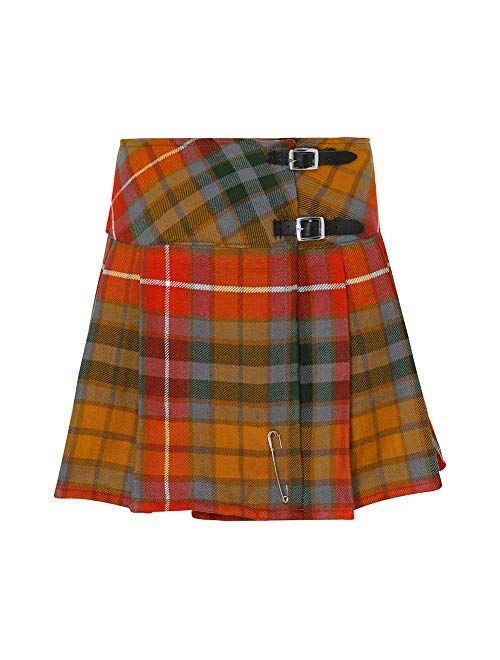 Tartanista Womens 16.5 Inch Scottish Tartan Mini Kilt Skirt