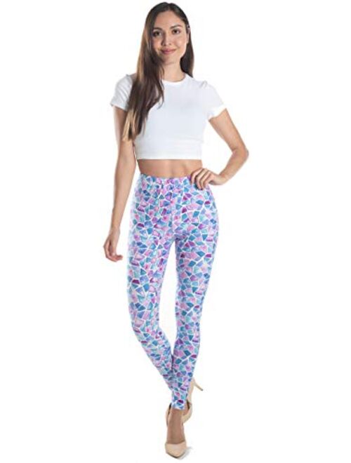 LMB | Extra Soft Capri Leggings with Design | Variety of Prints | One Size