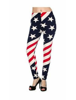 American Flag Leggings