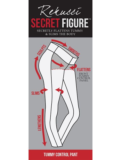 Rekucci Women's Secret Figure Pull-On Knit Skinny Pant