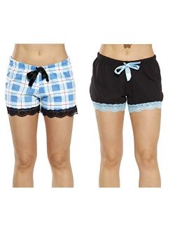 Just Love Womans Pajamas Shorts - PJs - Sleepwear (Pack of 2)