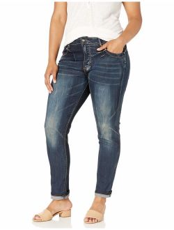 Cover Girl Women's Skinny Butt Shaping Low Rise Cute Sexy Dark Blue Washes
