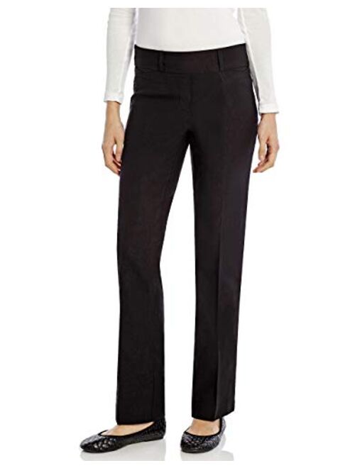 Leveret Women's Pants Stretchable Slight Boot Cut Comfort Pants Pull On (Size 4-18)