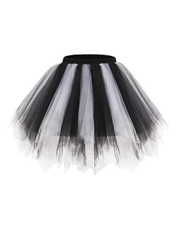Women's Tutu Tulle Skirt 50s Vintage Ballet Dance Skirts