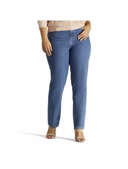 Women's Plus-Size Relaxed Fit All Cotton Straight Leg Jean