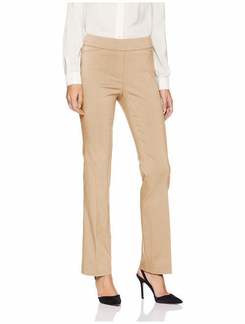 Lark & Ro Women's Barely Bootcut Stretch Pant: Comfort Fit