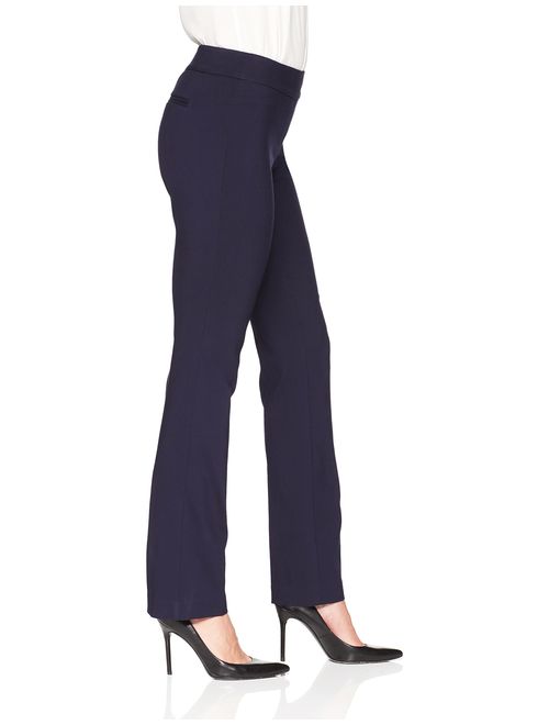 Lark & Ro Women's Barely Bootcut Stretch Pant: Comfort Fit