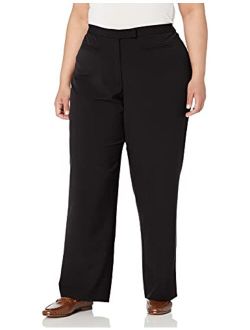 Women's Size Plus Flat Front Easy Stretch Pant