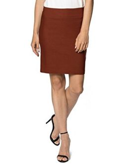 Buy Velucci Womens Stretchable Mini Pencil Skirt - Above The Knee 19