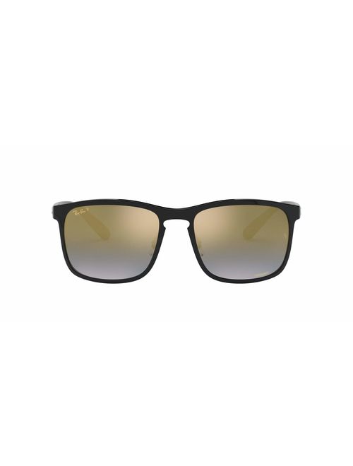 Ray-Ban RB4264 Chromance Mirrored Square Sunglasses