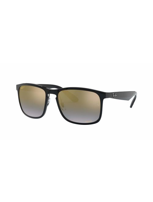 Ray-Ban RB4264 Chromance Mirrored Square Sunglasses