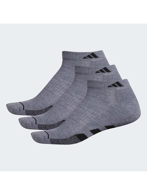 adidas Men's Cushioned Low Cut Socks (3-Pack)