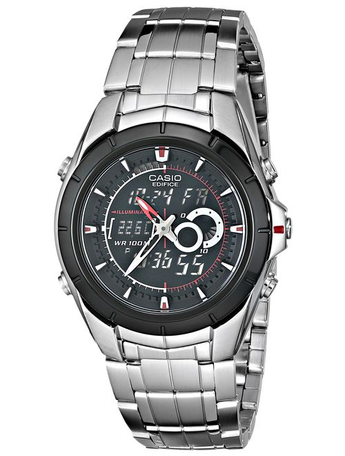 Casio Men's EFA119BK-1AV Ana-Digi Edifice Stainless Steel Watch