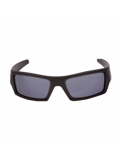 Oakley Men's Gascan Rectangular Sunglasses, Matte Black /Grey, 60mm