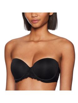 Self Expressions Women's Convertible Push Up Bra with Lace Bra