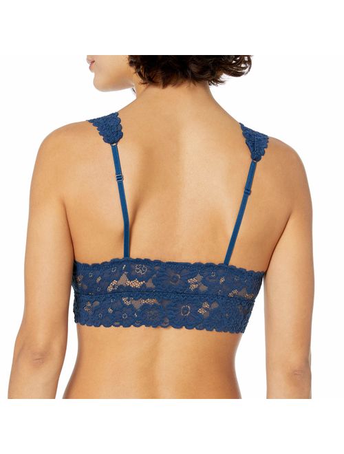 Amazon Brand - Mae Women's Lace V-Neck Bralette (for A-C cups)