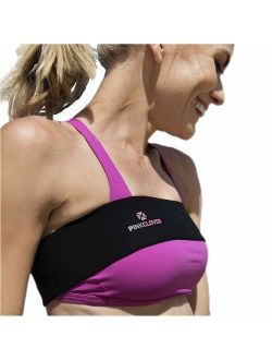 Breast Band, No-Bounce, High Impact Sports Bra Support Band | Post Surgery Bra Strap | Soft, Breathable Fabric