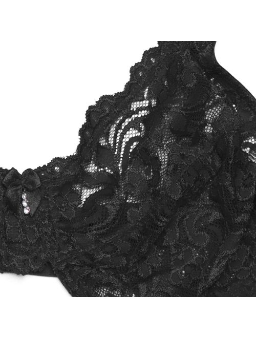 Smart & Sexy Women's Signature Lace Unlined Underwire Bra 2 Pack