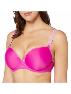 Women's Deco Vibe Underwire Molded Plunge Bra With J-hook