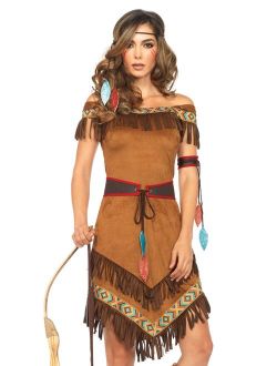 Women's 4 Piece Native Princess Costume