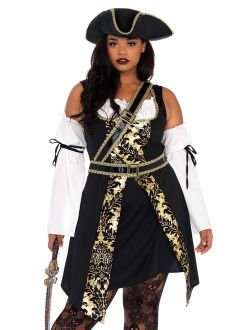 Women's Black Sea Sexy Buccaneer Pirate Costume