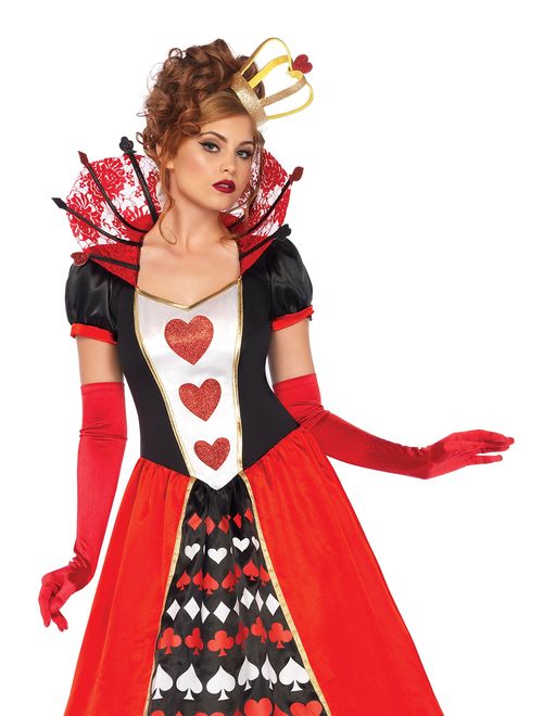 Leg Avenue Women's Wonderland Queen of Hearts Halloween Costume