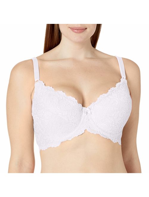 Smart & Sexy Women's Plus Size Curvy Signature Lace Push-up Bra with Added Support