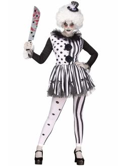 Killer Clown Lady Adult Costume-