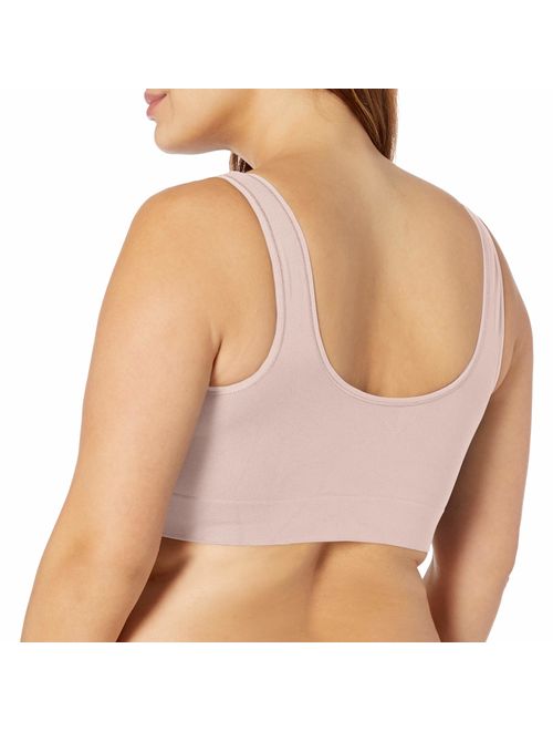 JUST MY SIZE Women's Pure Comfort Front-Close Wirefree Bra