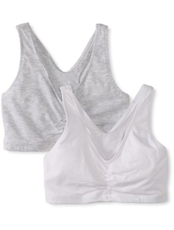 Women's Comfort-Blend Flex Fit Pullover Bra (2-Pack)