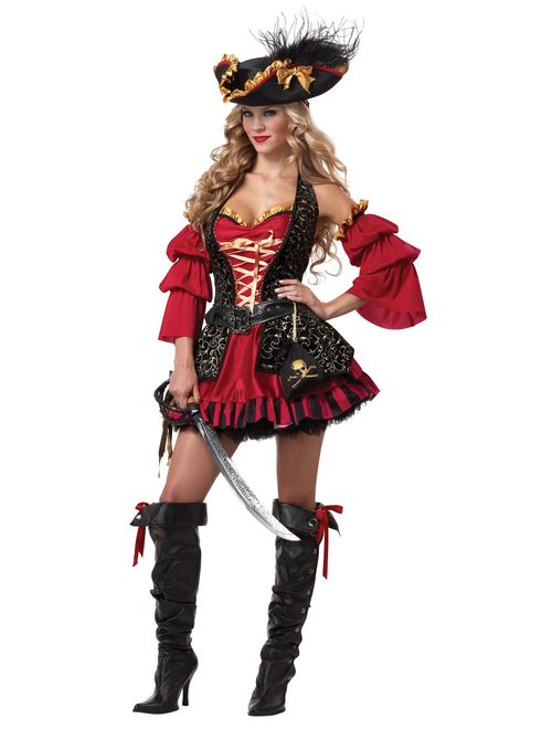 California Costumes Women's Eye Candy - Spanish Pirate Adult