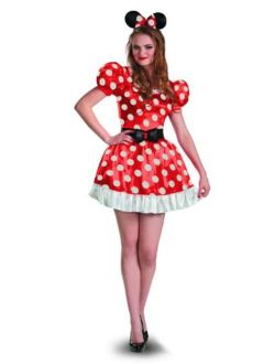 Disney Disguise Women's Red Minnie Mouse Classic Costume
