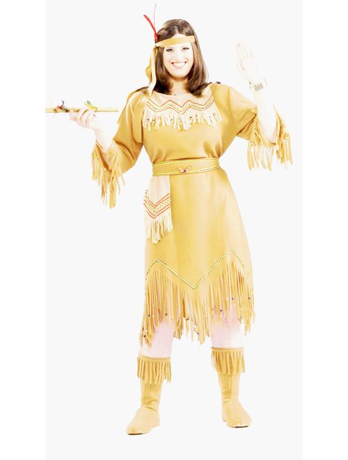 Forum Novelties Women's Native American Indian Maid Plus Size Costume