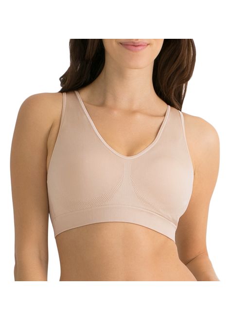 Fruit of the Loom Womens Seamless Pullover Bra with Built-In Cups, Style FT662