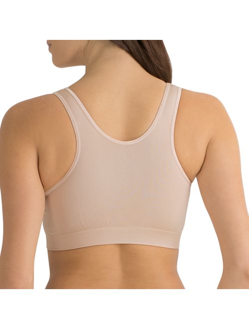 Fruit of the Loom Womens Seamless Pullover Bra with Built-In Cups, Style FT662