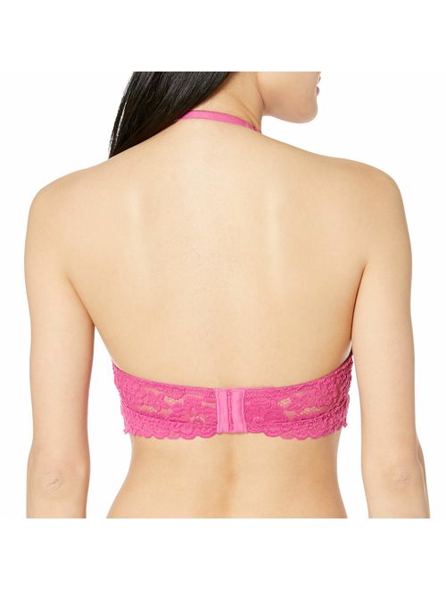 Amazon Brand - Mae Women's Halter Lace Bralette (for A-C cups)