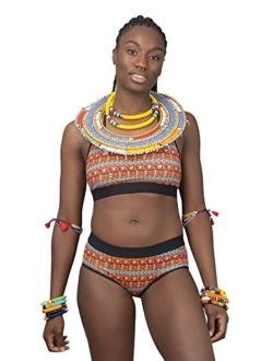 Bambody Absorbent Hipster: Sporty Period Panties | Protective Active Wear Underwear - 1 Pack: Maasai - Medium