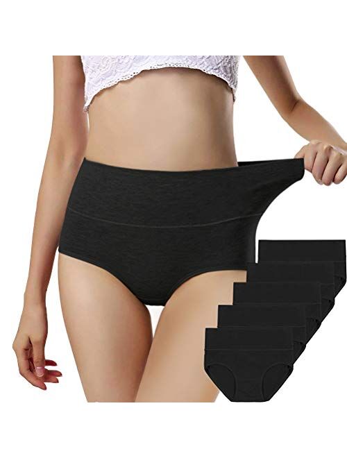 Womens High Waist Stretch Tummy Control Body Shaper Panties Breathable 5 Colors