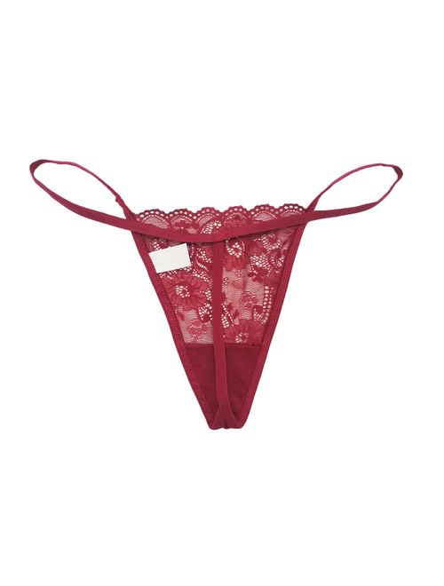 Vision Underwear 6 Pack Sexy Floral Lace G-String Thong Panties L266