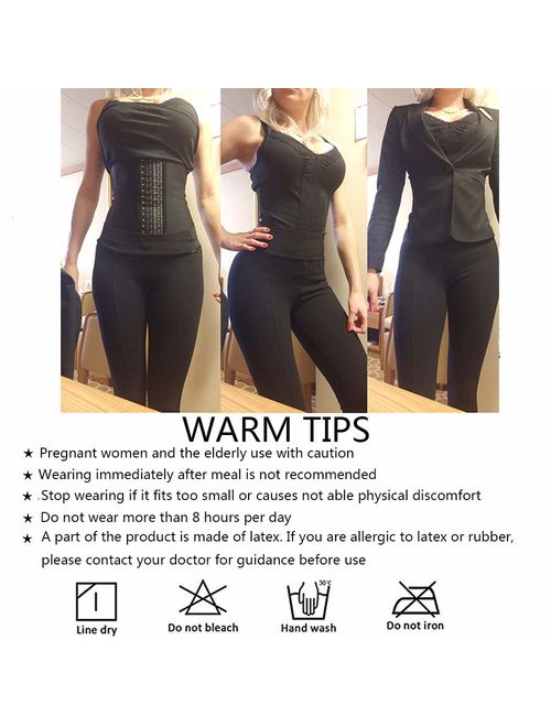 Nebility Women Latex Waist Trainer Bodysuit Slim Zipper Shapewear Faja  Corset Lace Panty