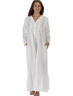 The 1 for U 100% Cotton Ladies Victorian Style Nightgown 7 Sizes - Kate